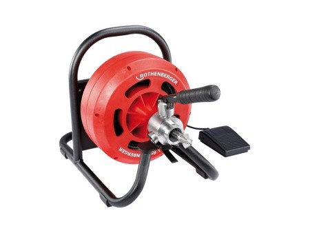 Барабанное устройство для прочистки труб RODRUM S 10 со спиралью  10мм/10м, ЕС